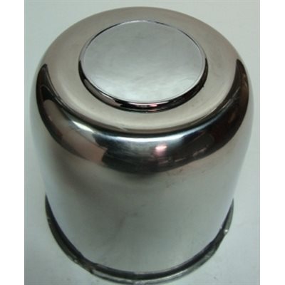 CENTER CAP 5.15" STAINLESS STEEL OPEN END