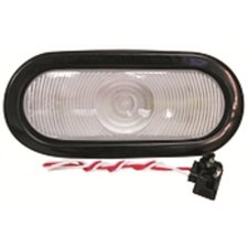 LED CLEAR OVAL LIGHT KIT 6 1 / 2'' X 2 1 / 4'' - 90° PIGTAIL
