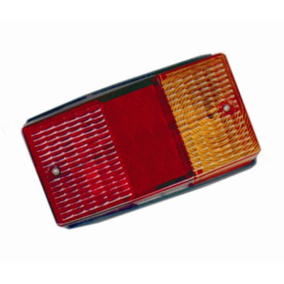 BACK LIGHT WITH AMBER TURN SIGNAL 6 5 / 8" X 3 5 / 8" X1 5 / 8"