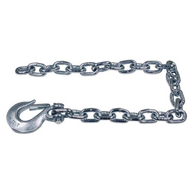 3 / 8" G30 CHAIN ZINC 26" HOOK WITH LATCH 5 / 16"