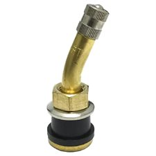 CLAMP-IN BRASS VALVE  TR500-A  0.453" X 4.53" 23 DEGREE BEND